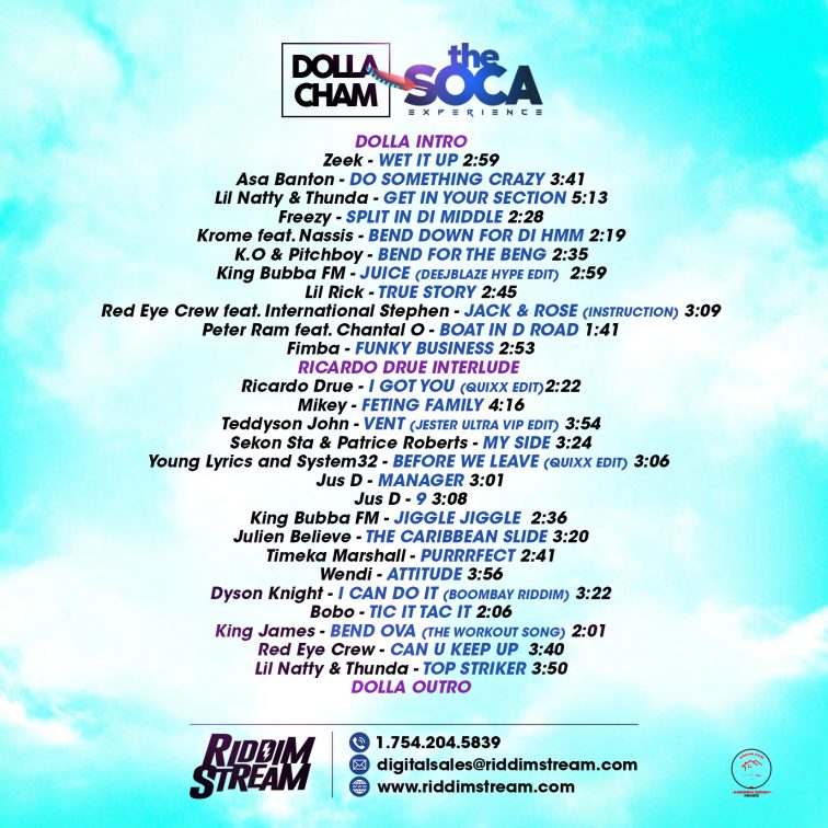 The Soca Experience track list